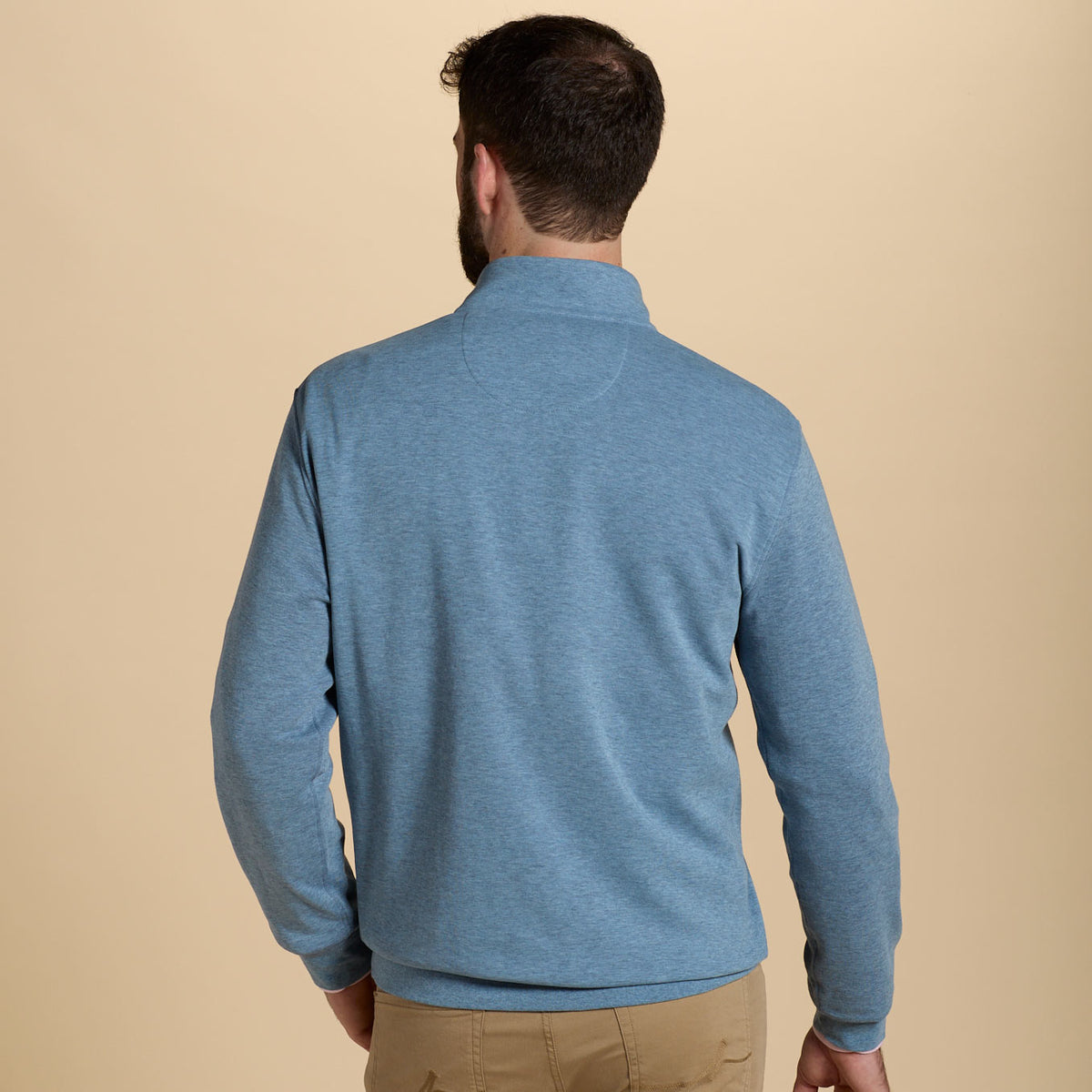 Glenn Button-Mock Pullover